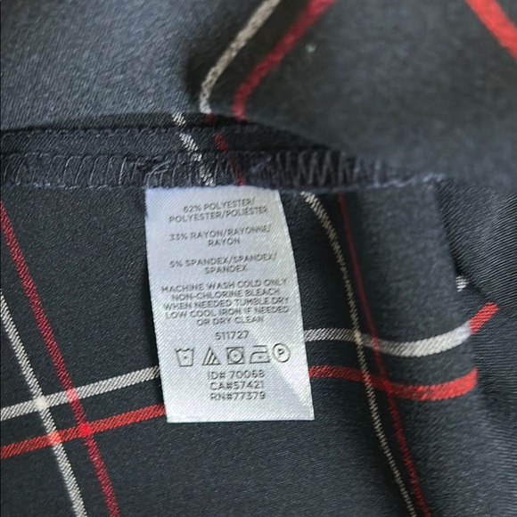 Ann Taylor Blue and Red Asymmetrical Peplum Blouse - Picture 3 of 5